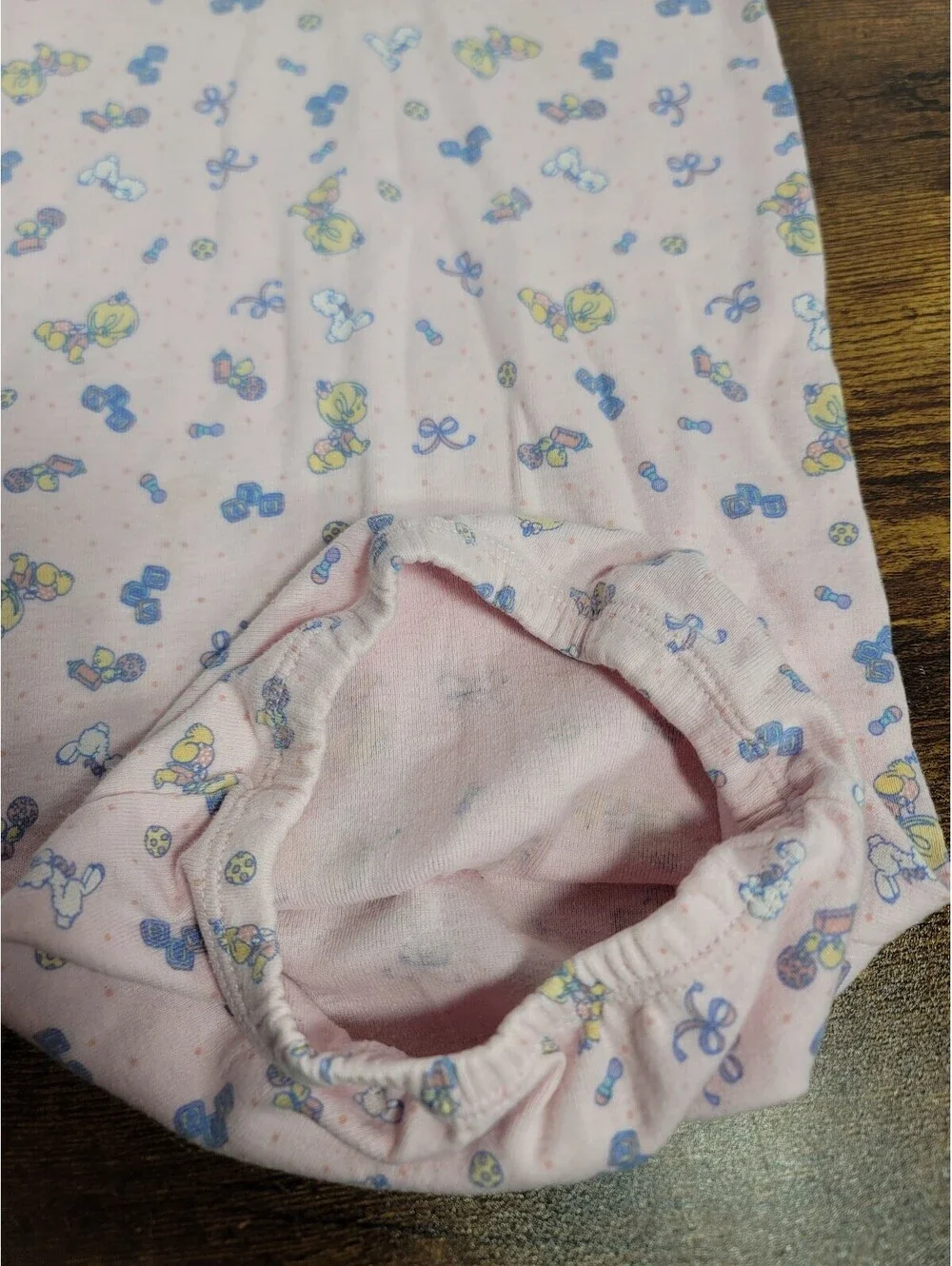 Vintage Precious Moments Baby Pink Sleep Gown